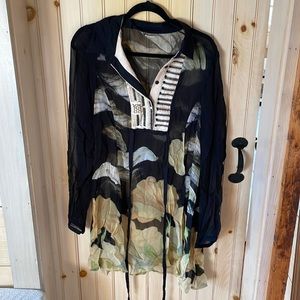 Silk like tunic / xl